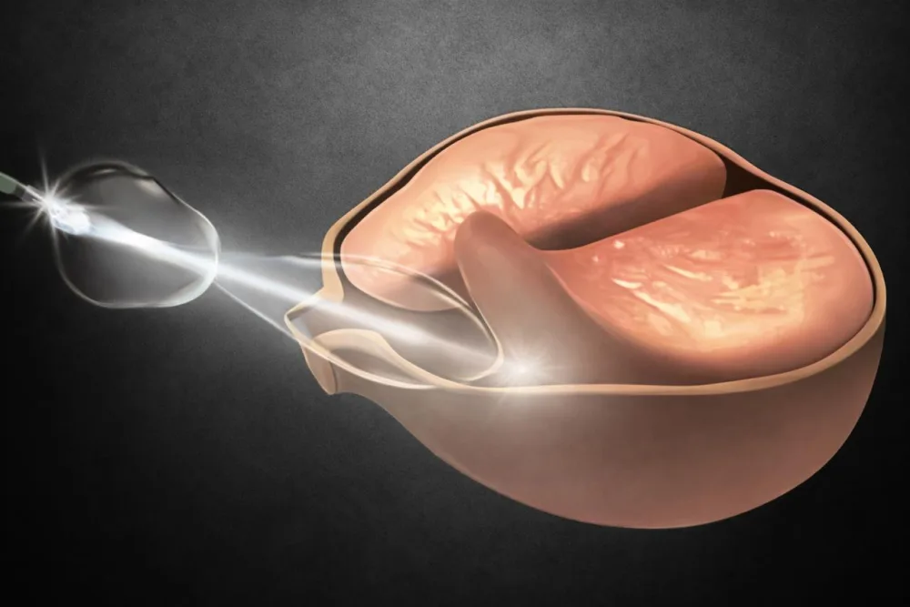 Sala cirúrgica para procedimento HoLEP